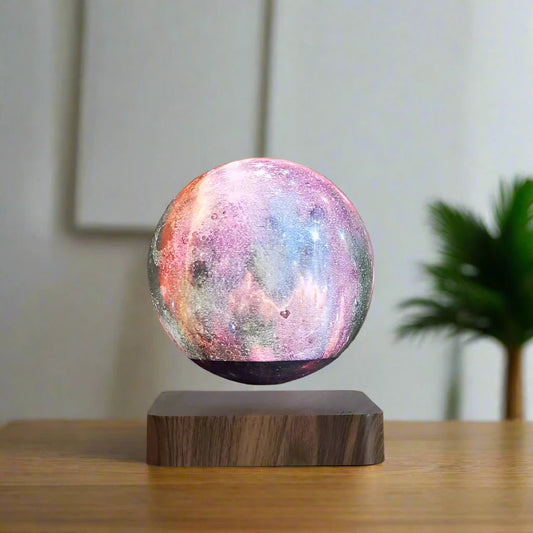 Levitating Galaxy Moon Table Lamp Kia Day Design