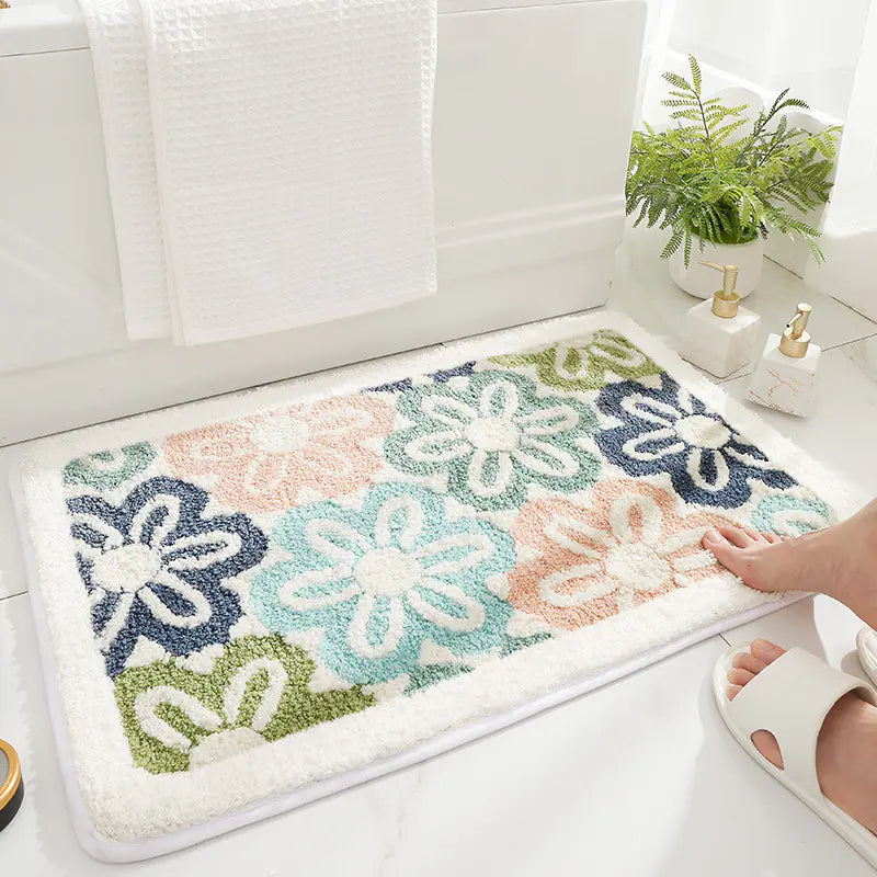 Non-Slip Absorbent Bathmats - Flower meaning 50*80cm - bathmat