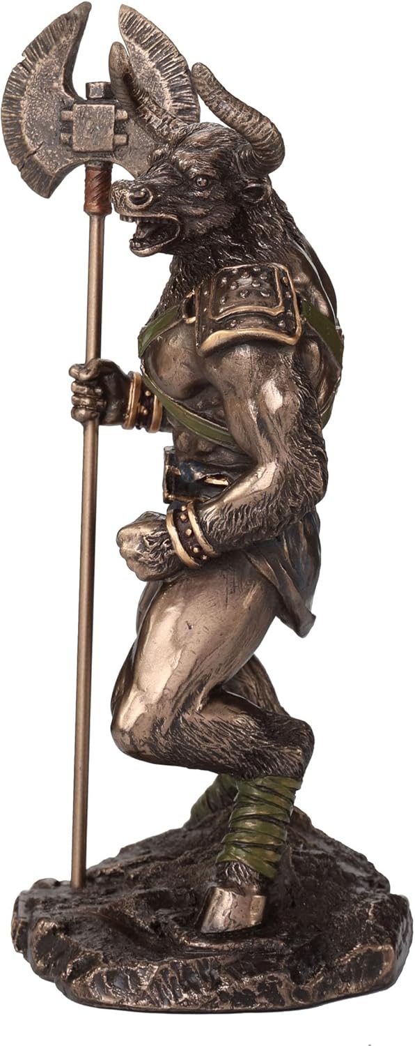 Minotaur, the Greek Labyrinth Beast Figurine - - Fairy Figurines