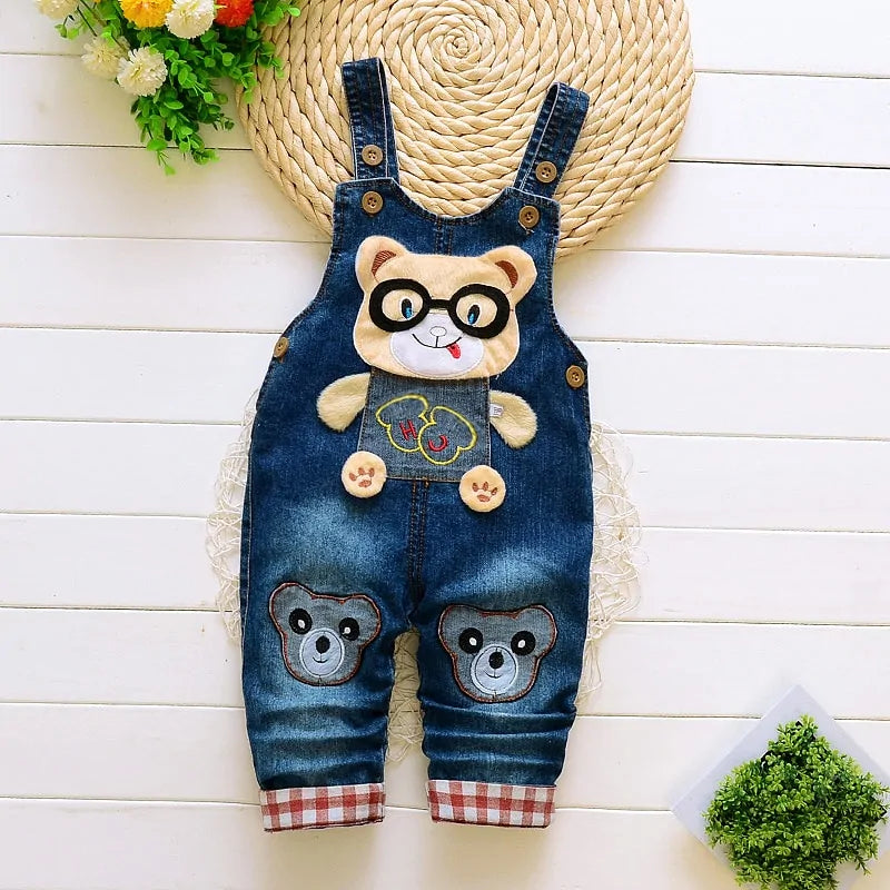 Toddler Denim Overalls - Kia Day Design