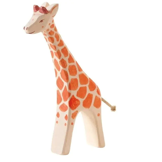 Wooden Animal Figures Elephant Lion Giraffe - Kia Day Design