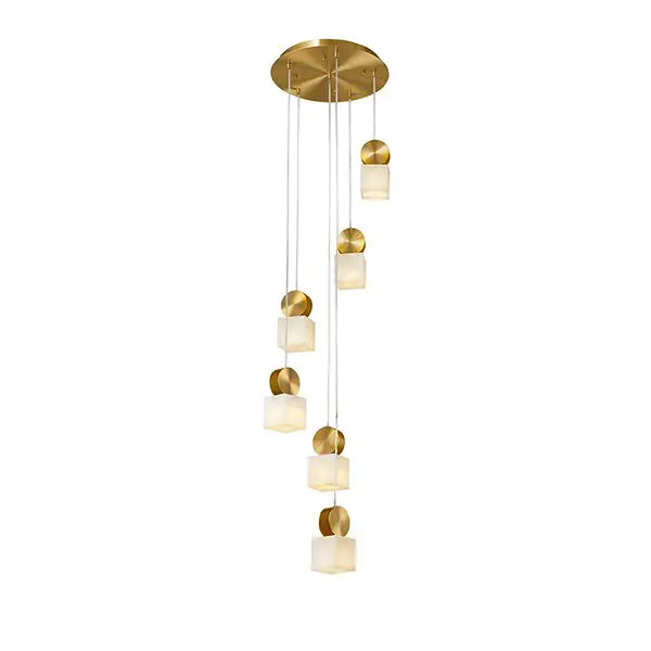 Creative Marble Squares Pendant Lights Kia Day Design