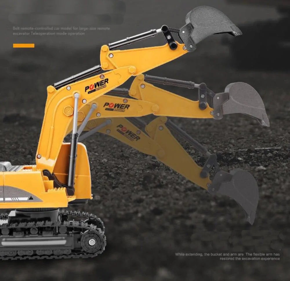 RC Excavator Toy Car Kia Day Design