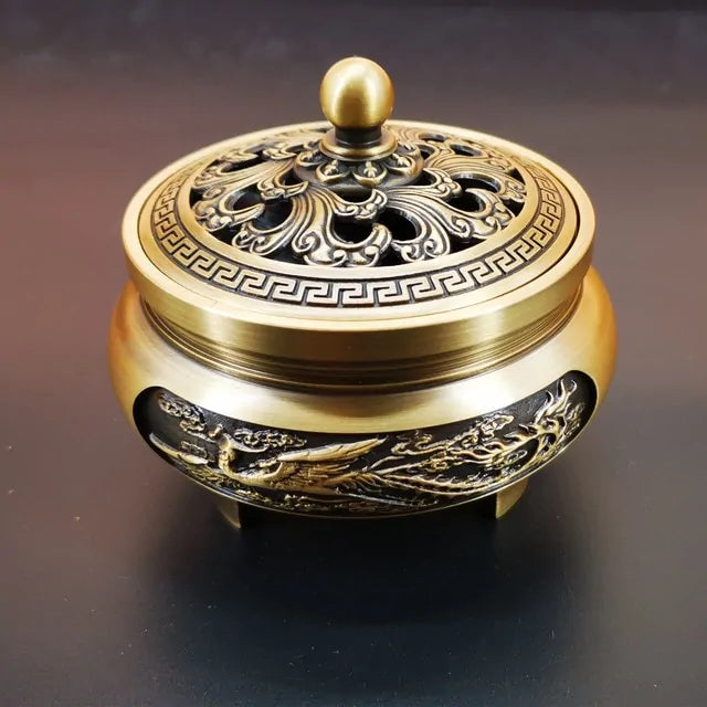 Antique Copper Incense Burner - Kia Day Design