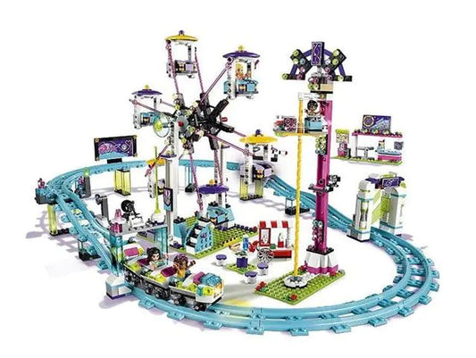 Amusement Park Large Roller Coaster Building Blocks - Kia Day Design
