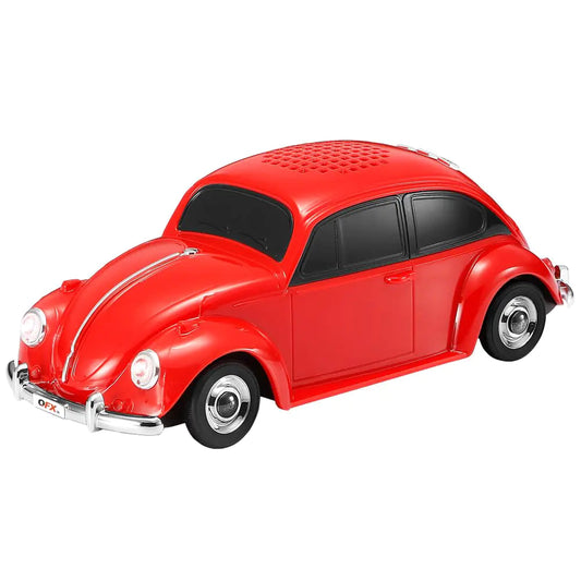 QFX 1960 Bug Retro Car Replica FM Radio Bluetooth Speaker - Kia Day Design