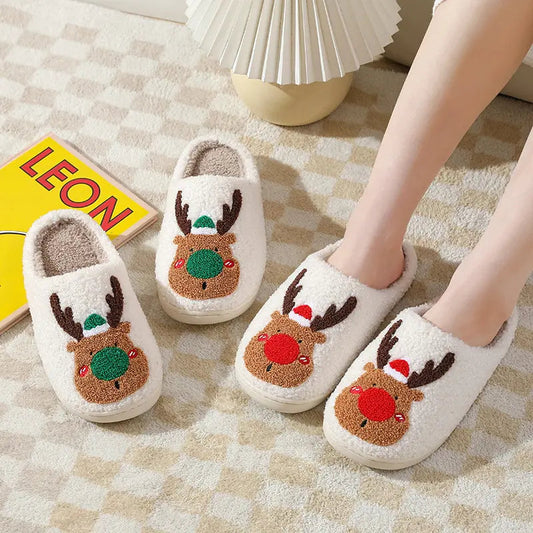 Winter Reindeer Slippers - Kia Day Design