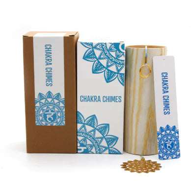 Bamboo Relaxation Chime - Light Blue - windchime
