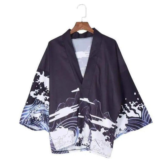Streetwear Samurai Dragon Kimono Kia Day Design