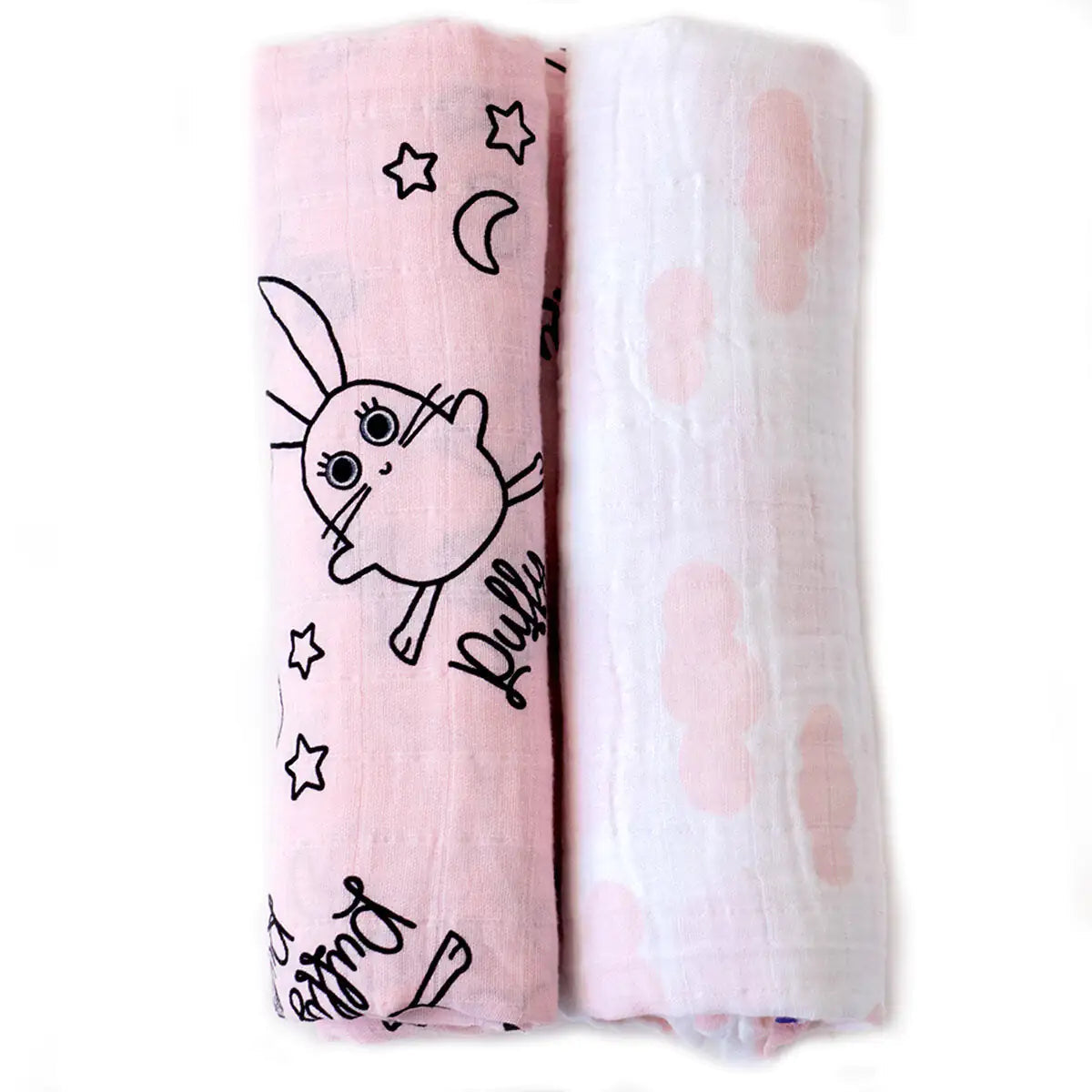 Milk&Moo Set of 2 Chancin Baby Muslin Swaddle Blanket Kia Day Design