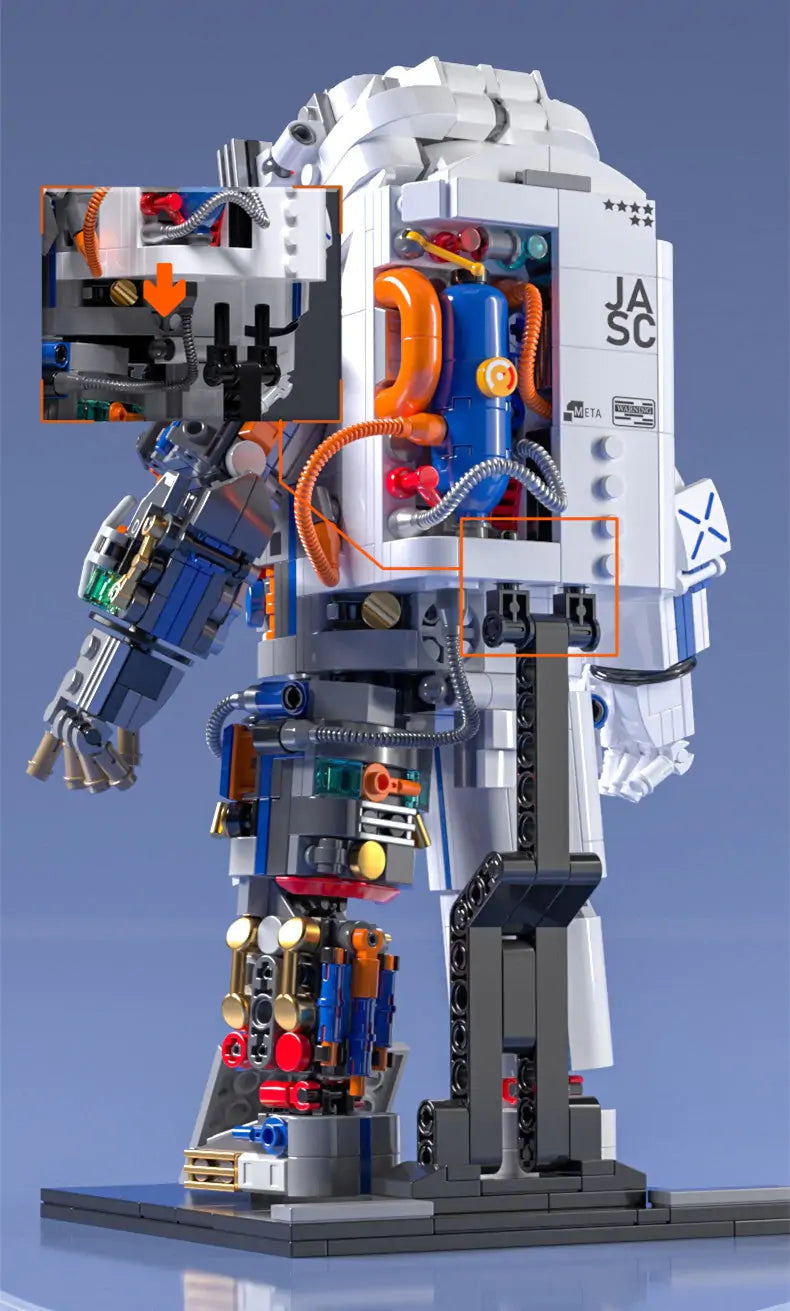 Astronaut Building Blocks Kia Day Design
