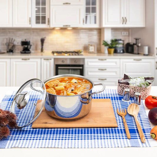 Serenk Modernist Cookware Set Saute Pan Stock Pot, 4 pcs Kia Day Design