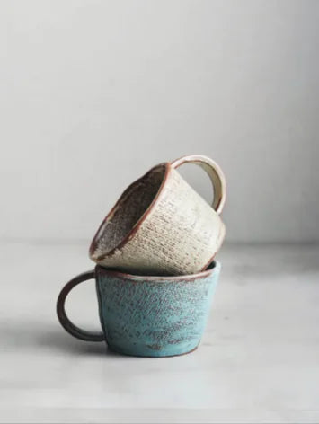 Handcrafted Japanese Pottery Clay Coffee Set - Kia Day Design