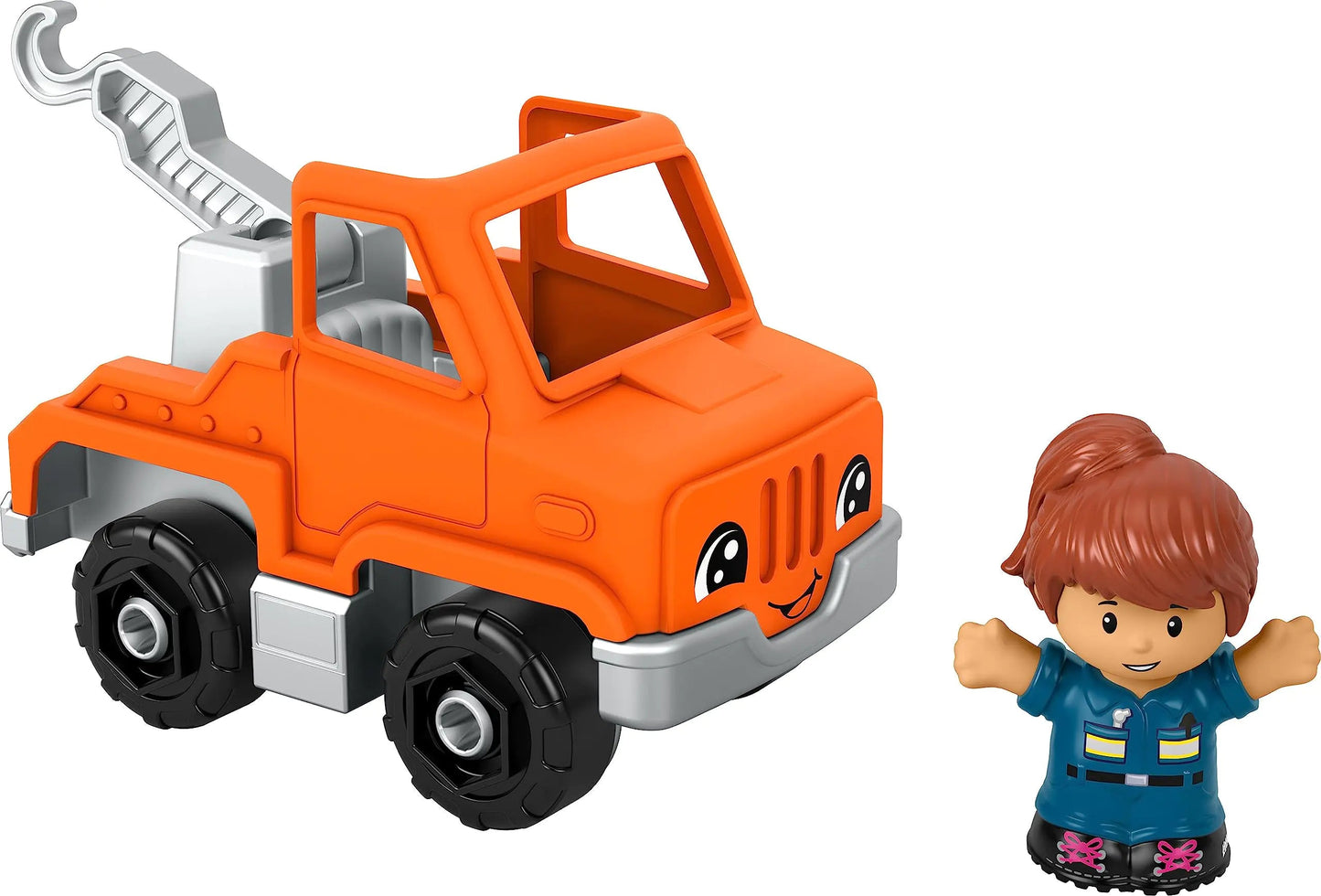 Fisher-Price Little People Toddler Toy Help and Go Tow Truck and Figure - Kia Day Design