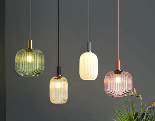 Retro Style Glass Ceiling Lights - Kia Day Design