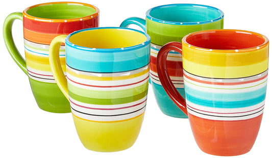 Set of 4 Multicolor Certified International Mariachi Mugs - - mugs