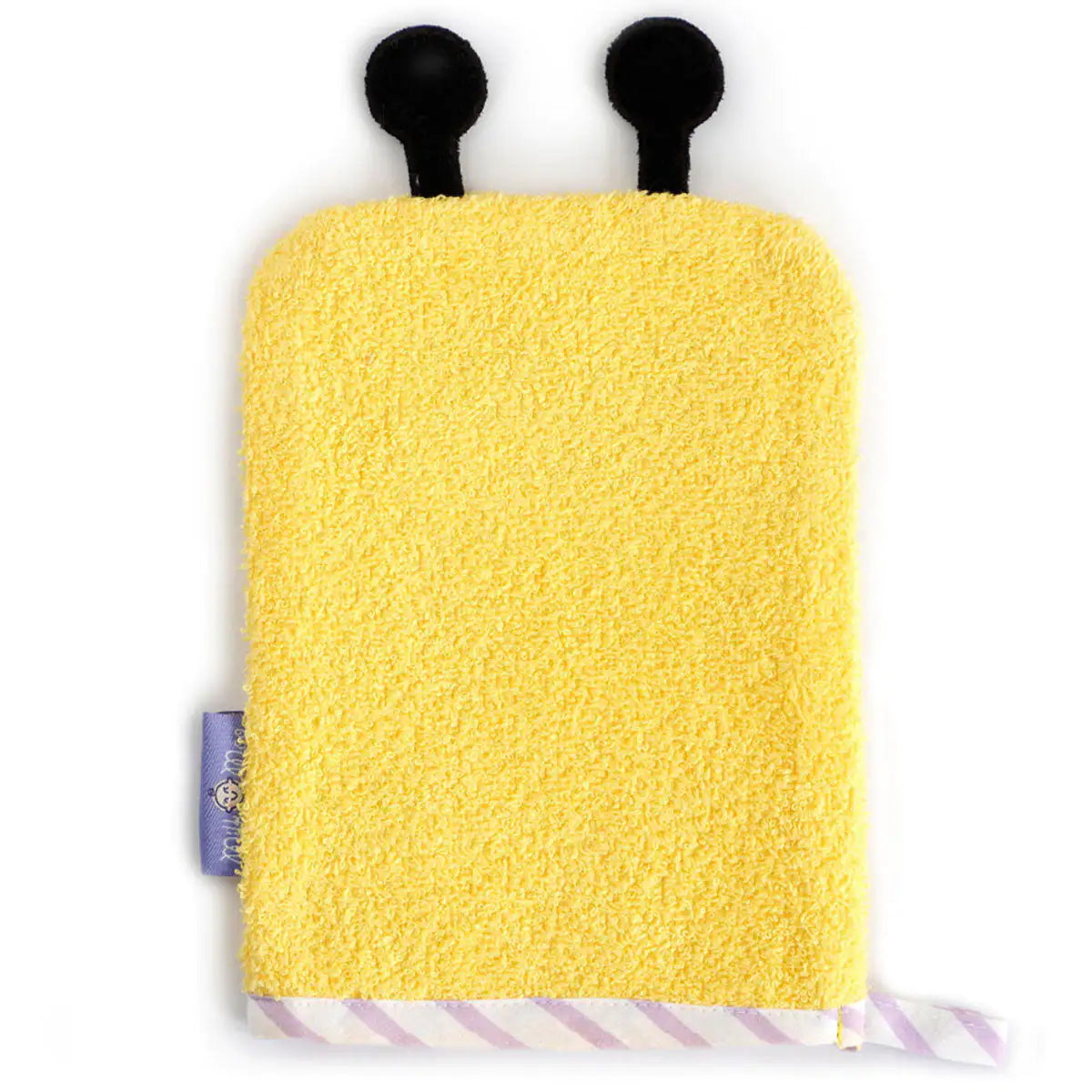 Milk&Moo Buzzy Bee Bath Glove, 100% Cotton, Ultra Soft, for Kids Kia Day Design