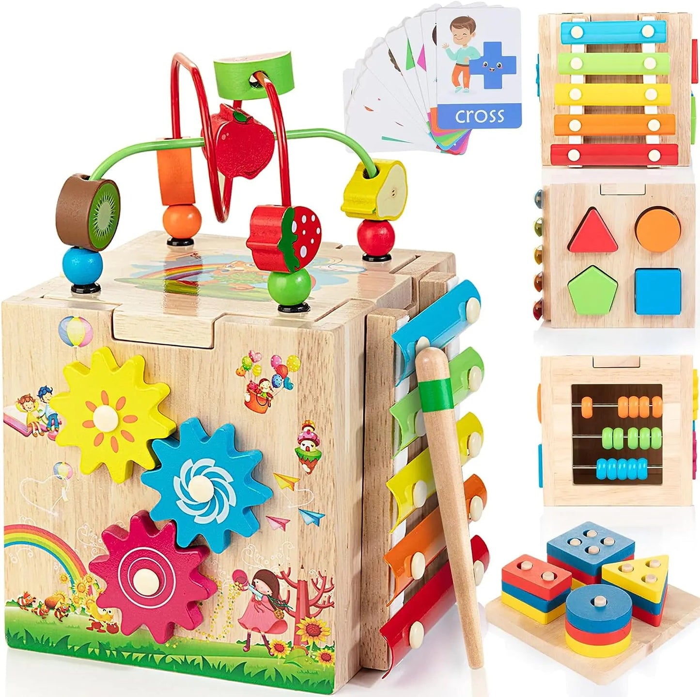 8-in-1 Montessori Toys for Toddlers - Kia Day Design