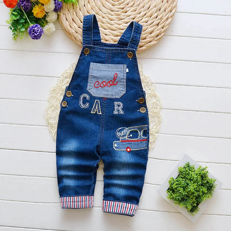 Toddler Denim Overalls - Kia Day Design