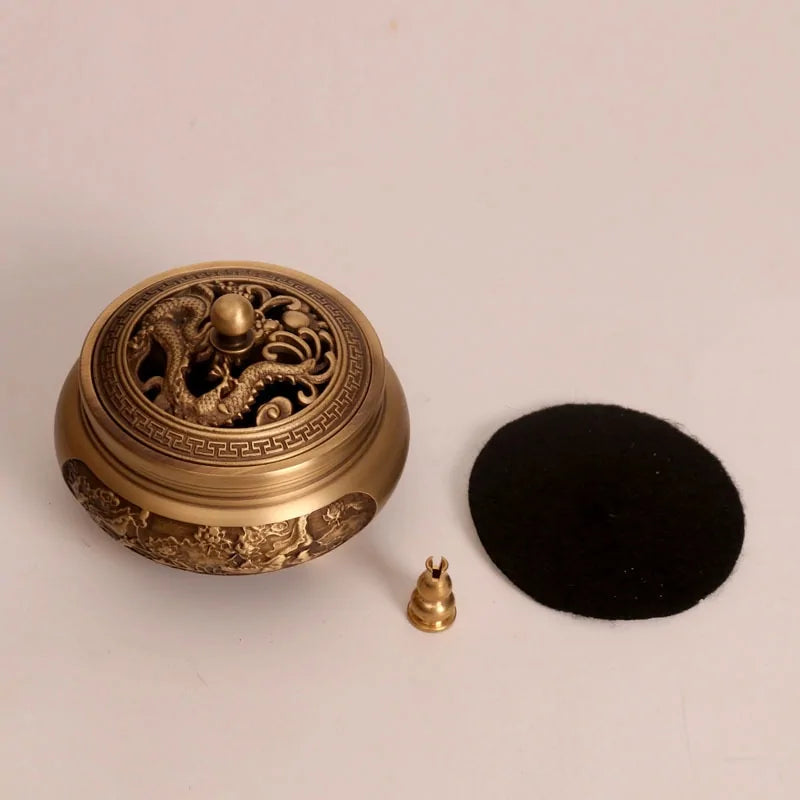 Antique Copper Incense Burner - Kia Day Design