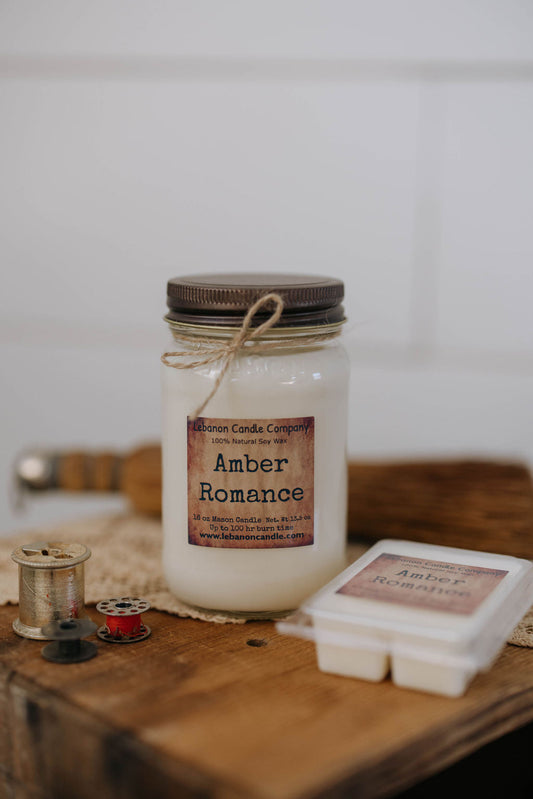 Amber Romance Candle - - Candles & Melts
