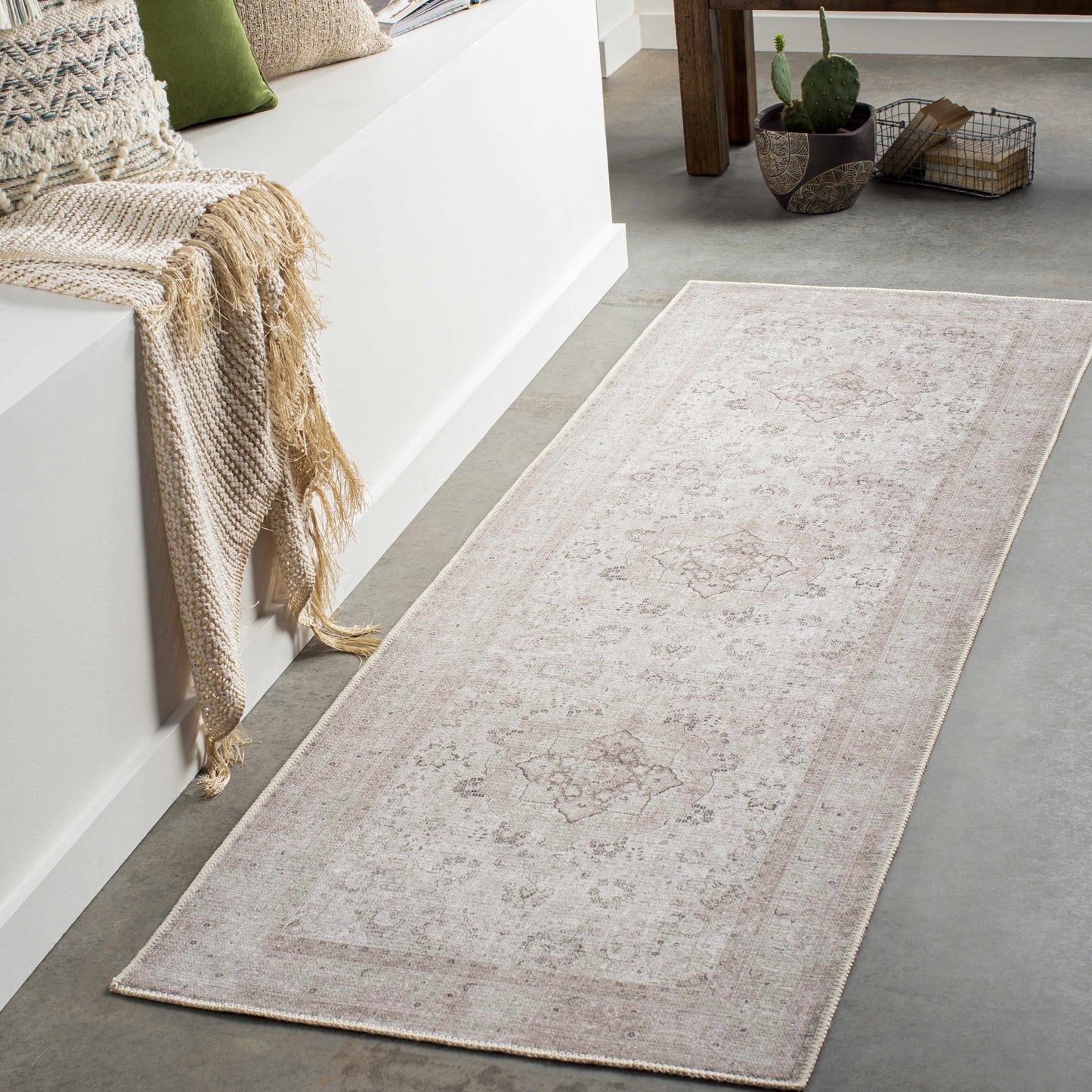 Bethany Washable Area Rug - - Rugs