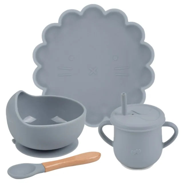 Silicone Baby Feeding Spoon Set Kia Day Design