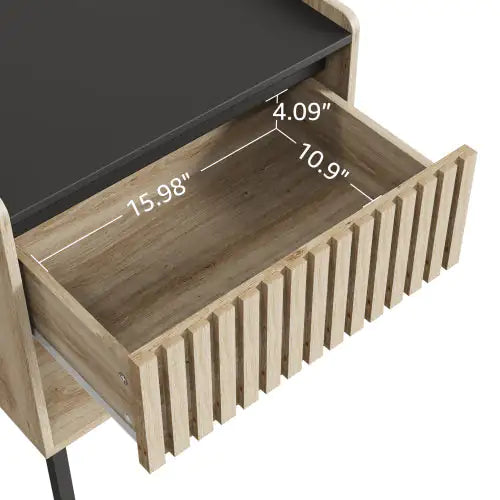 Wood Bedside Table Set - Kia Day Design