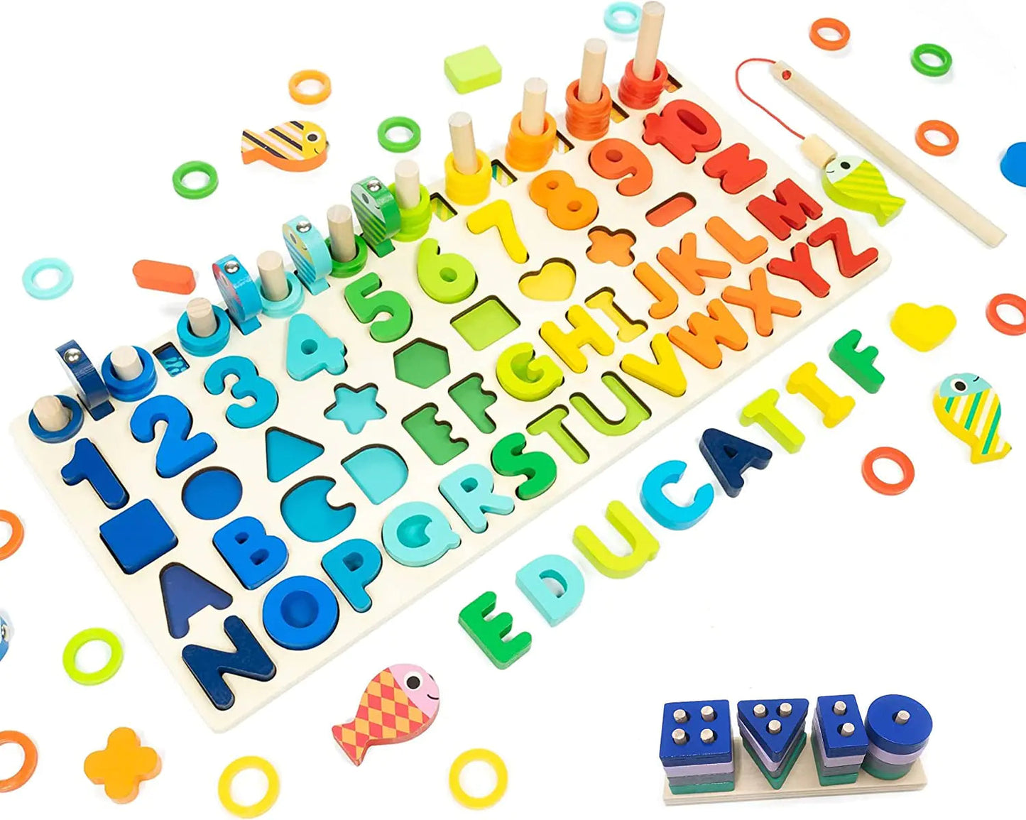 Montessori Educational Wooden Puzzle Kia Day Design