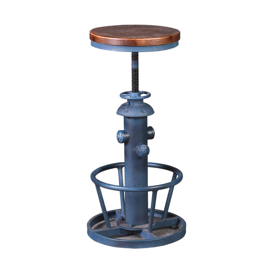Vintage Charm Adjustable Bar Stool - - bar stool