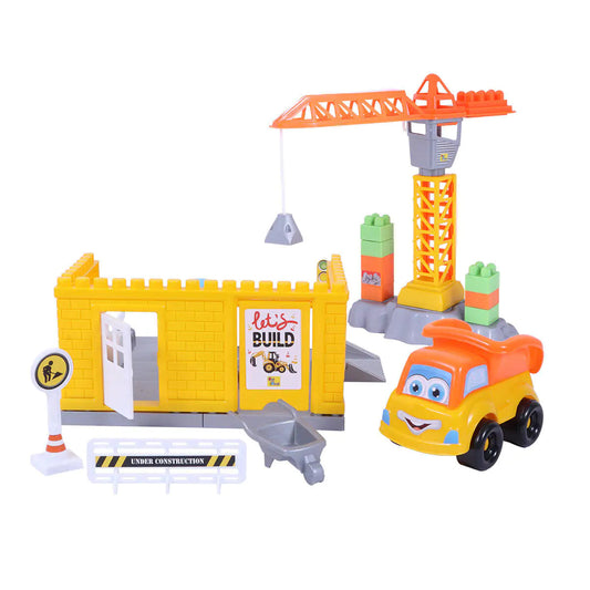 Ogi Mogi Toys Construction Blocks & Crane 44 Pieces Kia Day Design