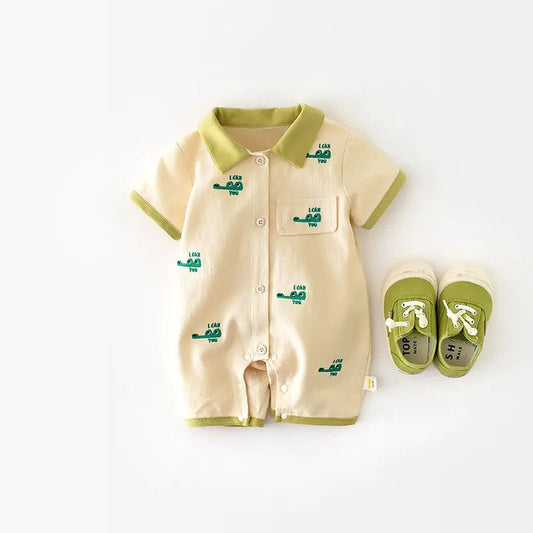 Baby Summer Crocodile Clothes Jumpsuit Kia Day Design