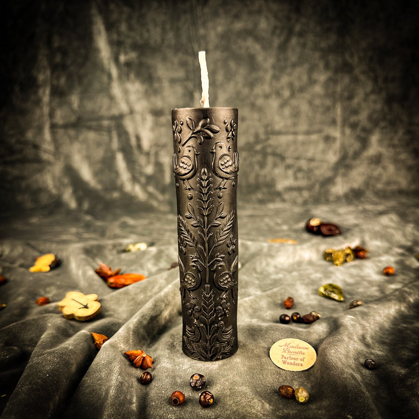 Derevo Zhyttya Tree of Life Candle Spell Kit - Growth & Connection - Black (Protection) - Candle Spell Kit