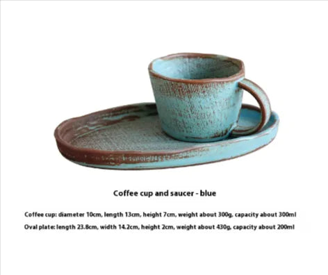 Handcrafted Japanese Pottery Clay Coffee Set - Kia Day Design