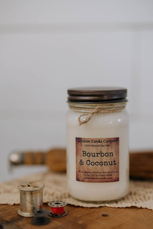 Bourbon & Coconut Candle - - Candles & Melts