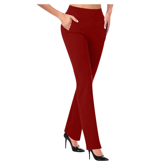 Astreeas Stretchy Pants for Women with Pocket - Kia Day Design