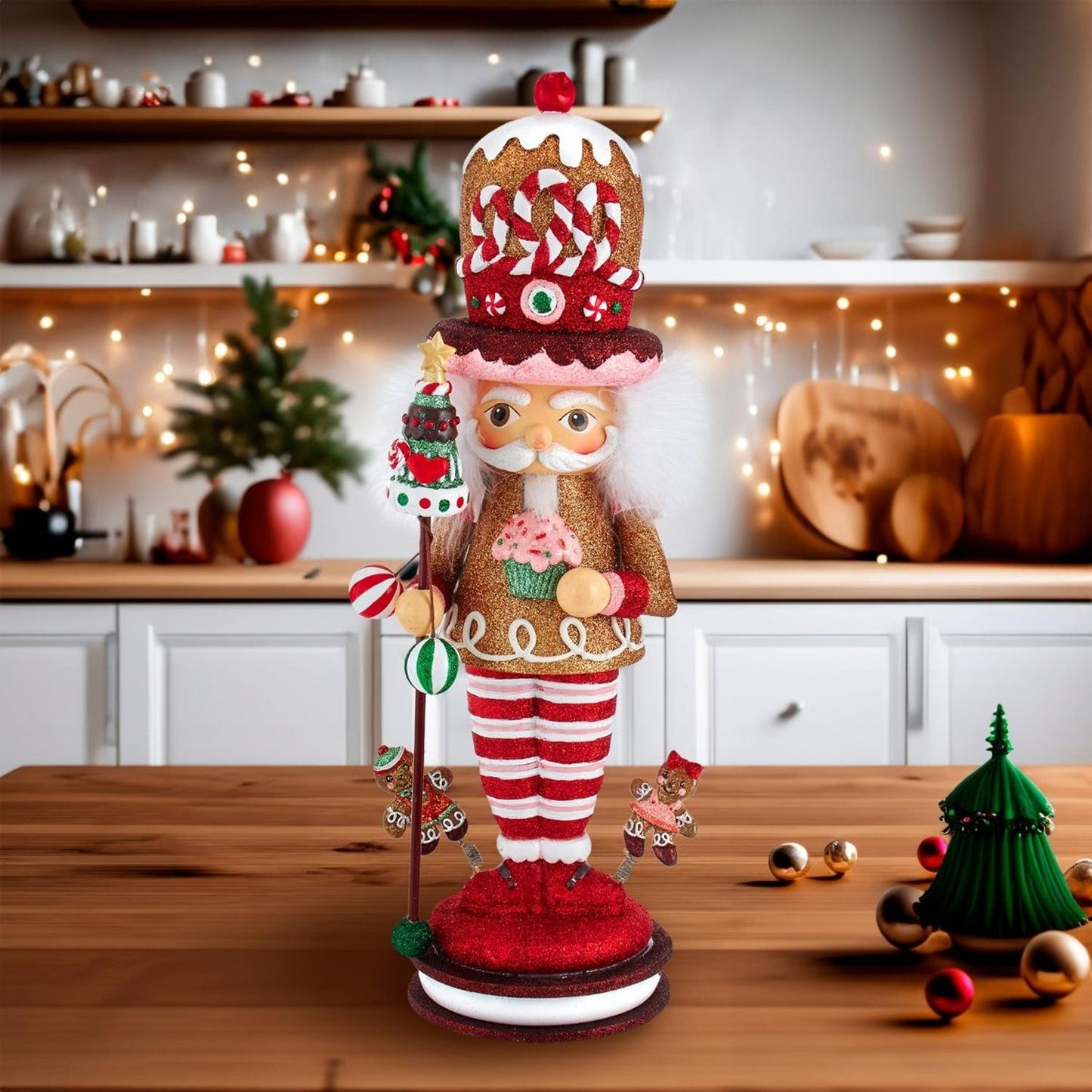Kurt Adler 16.5-Inch Hollywood Gingerbread King Nutcracker - - Nutcracker