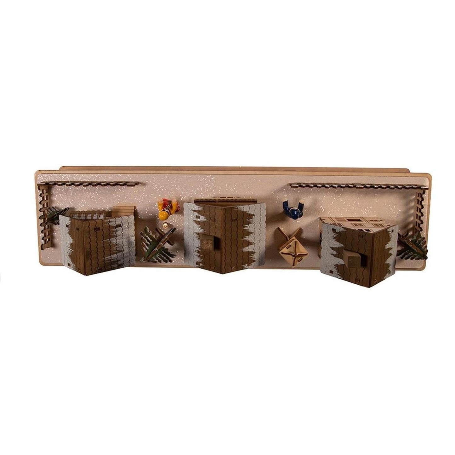 Kurt Adler 8.66-Inch Battery-Operated Village LED House - - Christmas Decor