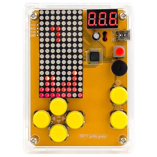 Classic Game Soldering DIY Kit with Acrylic Case - - video game