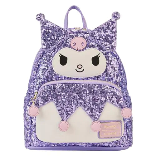 Loungefly Sanrio Sequin Kuromi Mini Backpack - - backpack
