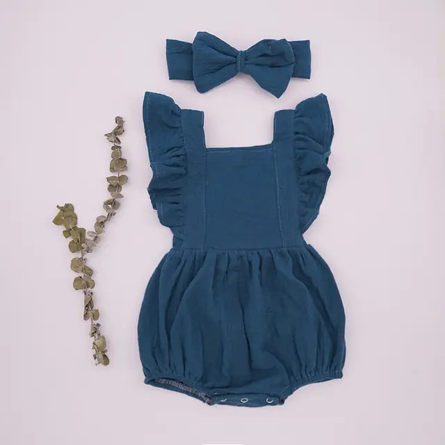 Organic Cotton Summer Baby Girl Clothes Kia Day Design
