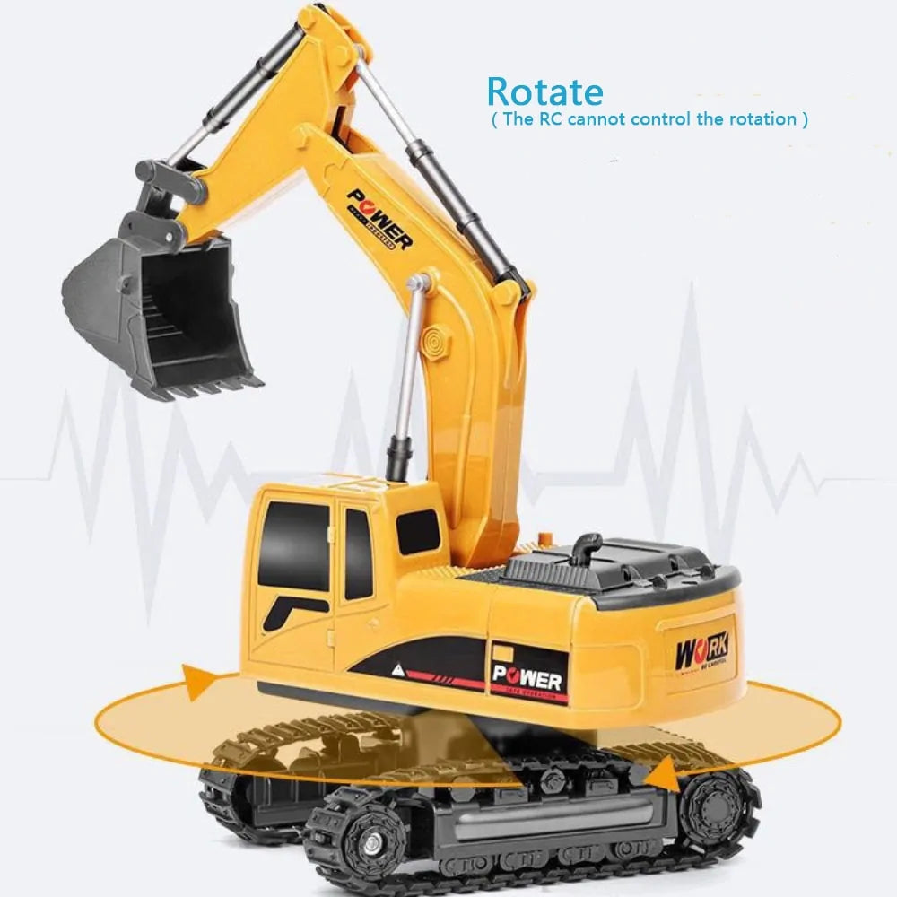 RC Excavator Toy Car Kia Day Design