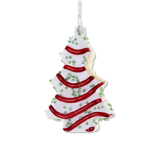 Little Debbie Christmas Tree Cake Ornament with Bite - - Ornament