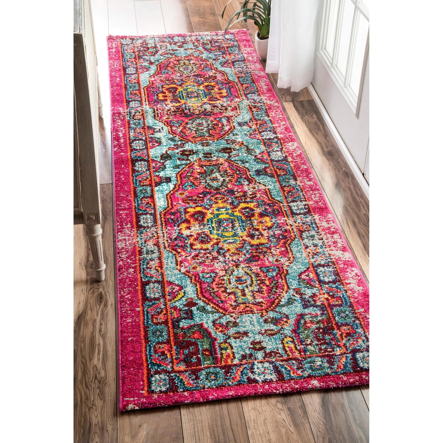Vintage Bohemian Runner Rug - Kia Day Design