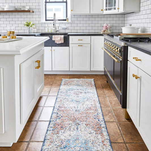 Vintage Multi Color Blue Rugs - Kia Day Design