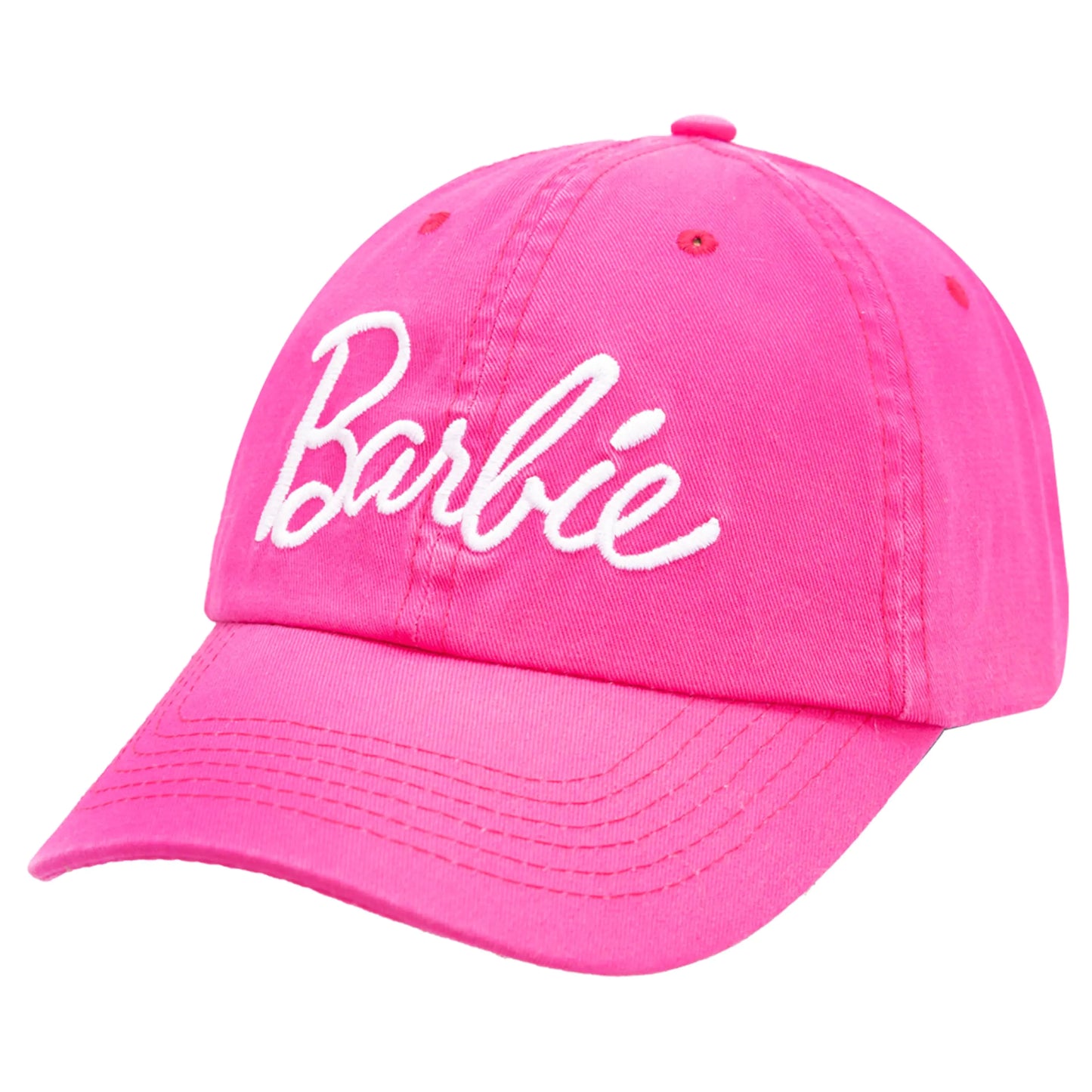 Barbie Girls Fashion Baseball Cap Clothes – Cotton Pink Hat for Girls 5-13 Years Old – Adjustable Snapback Hat for Playground Traveling Everyday Wear