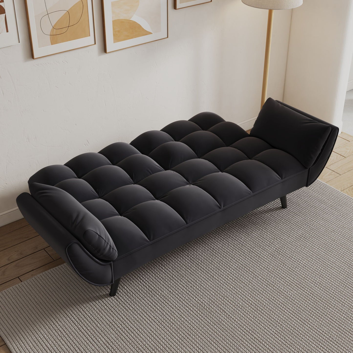 Sofa Soft Two Armrests Throw Pillow Pillow Comfortable Fit Apartment Bedroom Small Space- Unique Piece Furniture- {{Product type}}