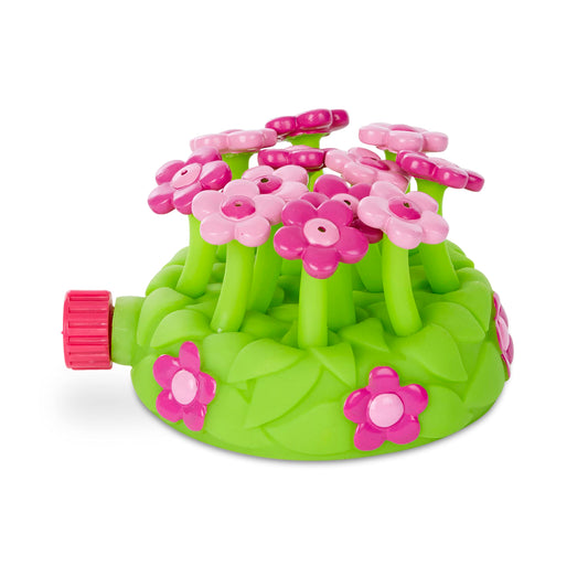 Melissa & Doug Sunny Patch Pretty Petals Flower Sprinkler - - sprinkler toy