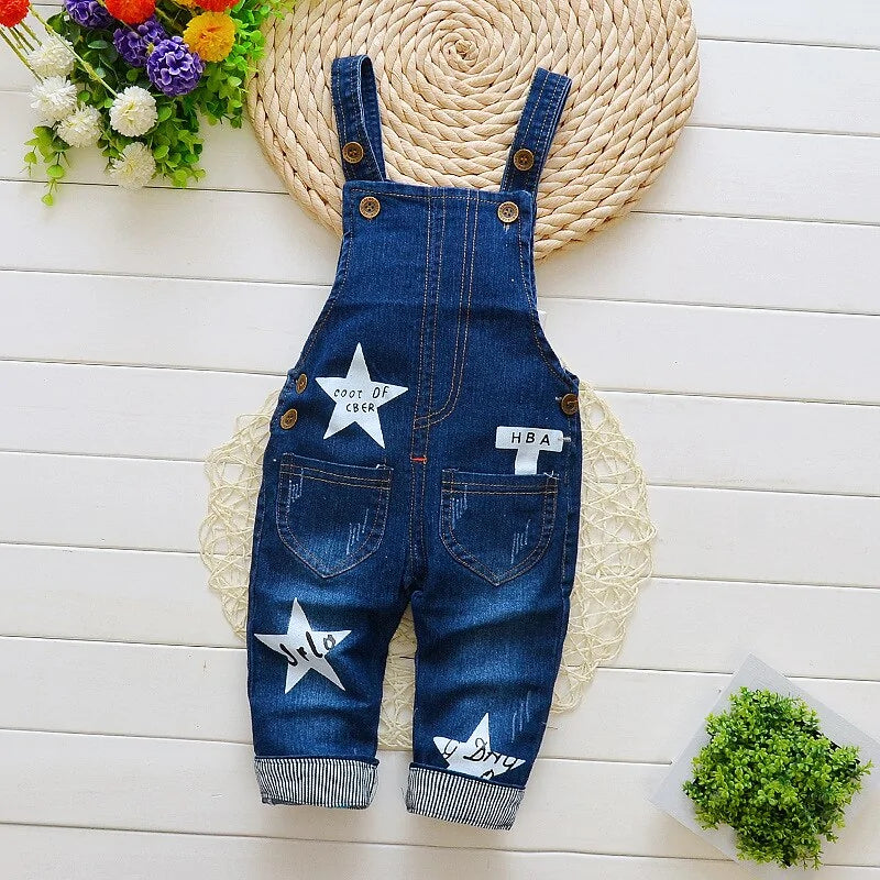 Toddler Denim Overalls - Kia Day Design