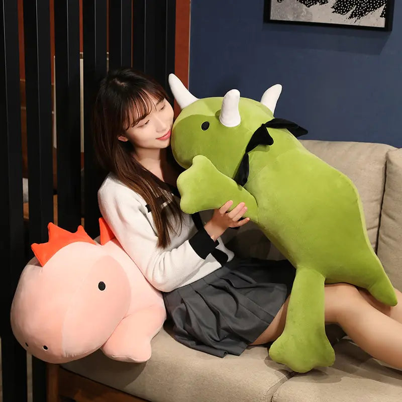 Dino Sleeping Pillow Plush Toy Kia Day Design